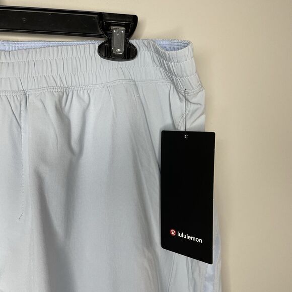 LULULEMON Pace Breaker Shorts Men XL Pale Blue NEW 5" Inseam - Picture 2 of 11